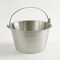 Admiral Craft Bucket Pail Seamless Stainless Steel Brushed Finish 9 Quart